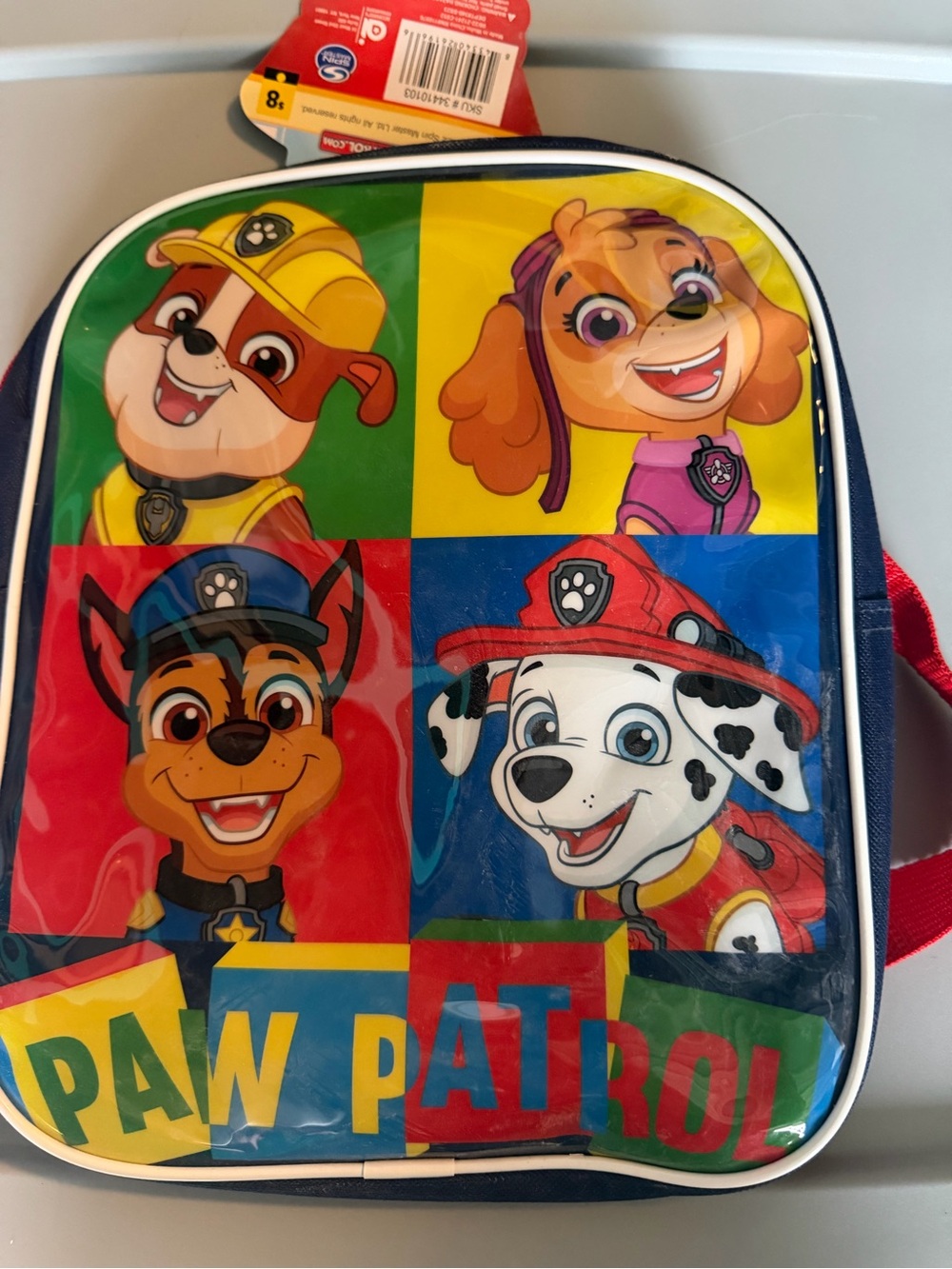 Paw Patrol Kids Backpack - Blue, Red, Yellow, Green